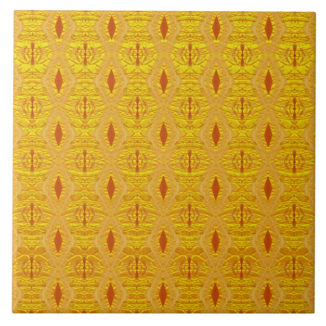Carreau motif africain (Devant)