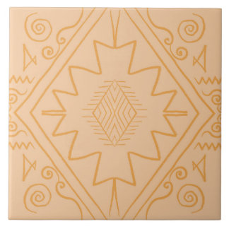 Carreau motif africain
