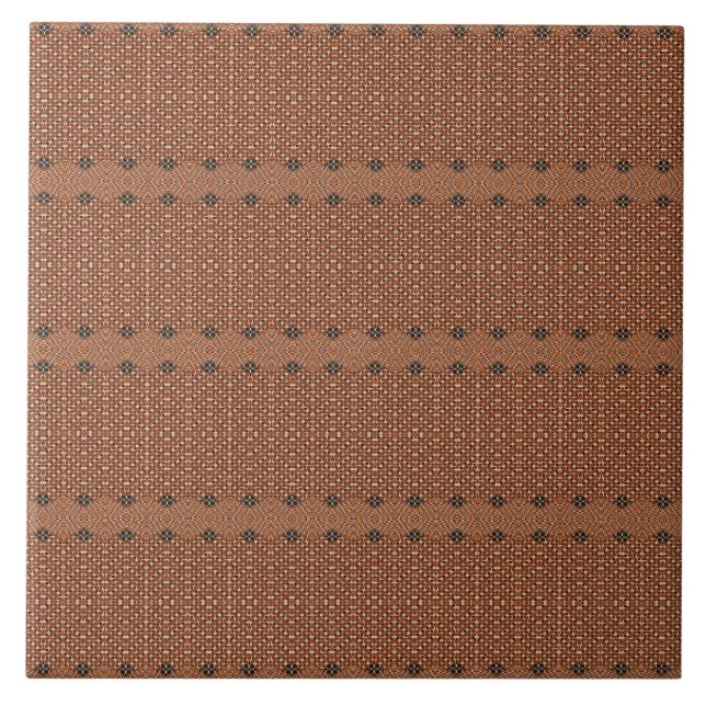 Carreau motif africain (Devant)
