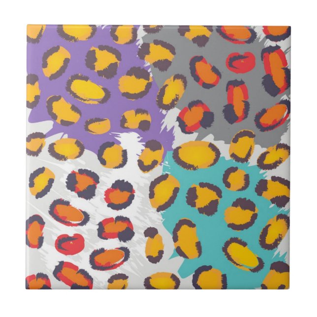 Carreau Motif animal de faune (Devant)