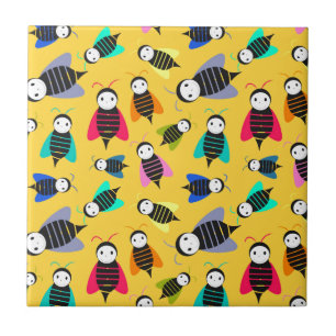 Carreau motif animal des abeilles