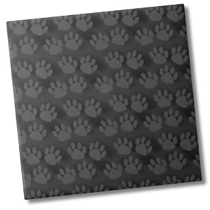 Carreau Motif animal gris-noir mou