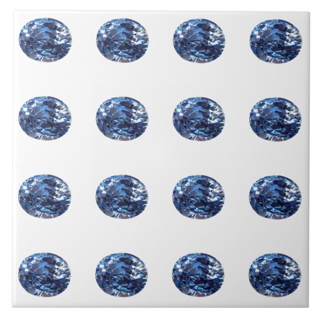 Carreau Motif Aquamarine (Devant)