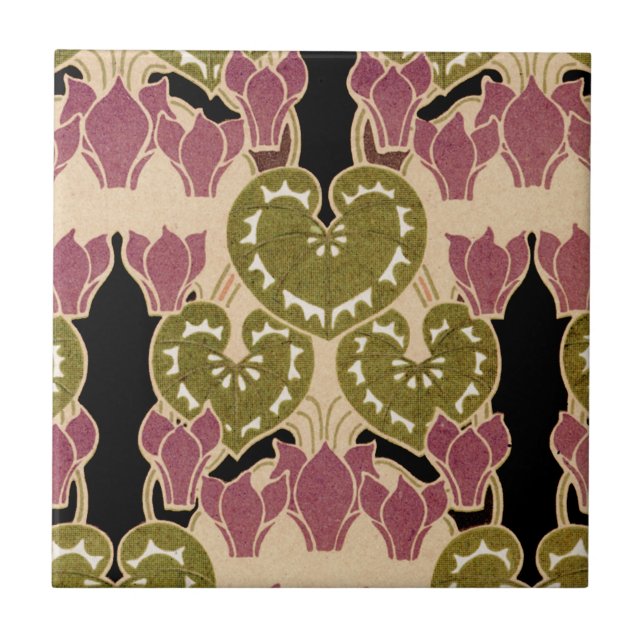 Carreau Motif Art Nouveau #4 (Devant)