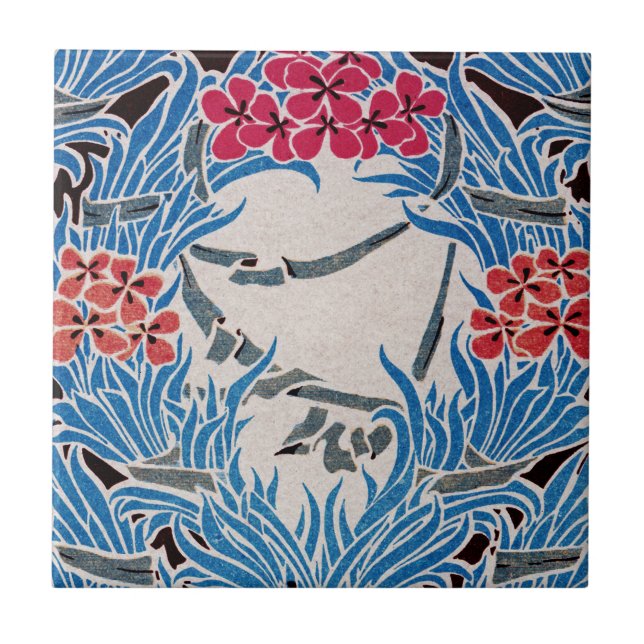 Carreau motif Art Nouveau #6 (Devant)