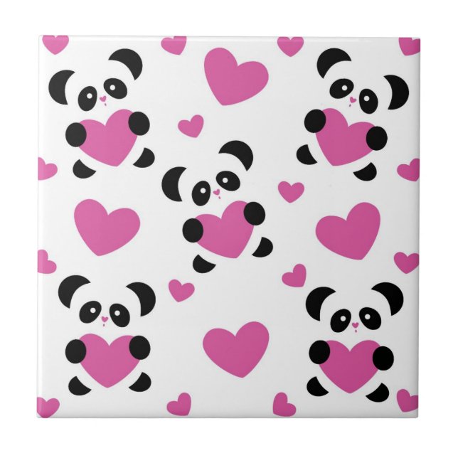 Carreau Motif au jour de l'amour (Devant)