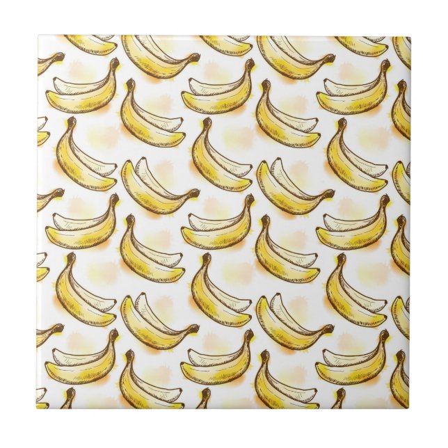 Carreau Motif avec la banane (Devant)