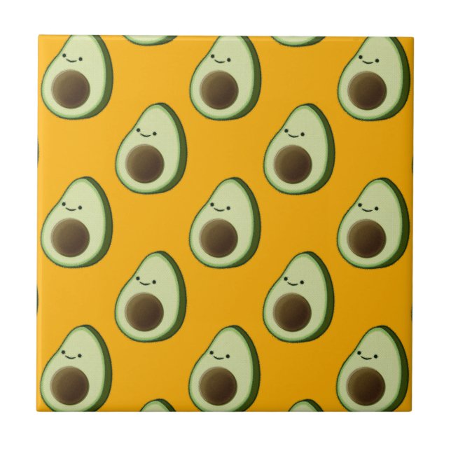 Carreau Motif Avocado (Devant)