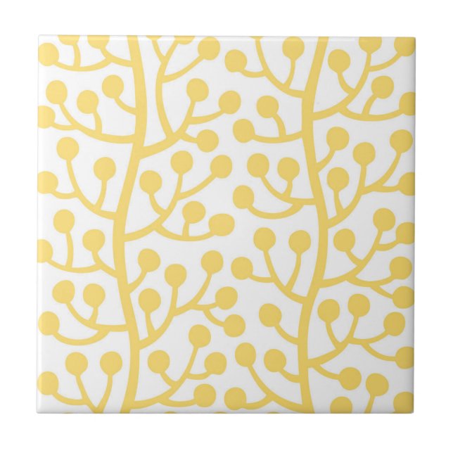 Carreau Motif Berry Vine (Devant)
