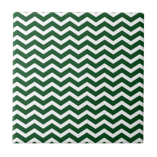 Carreau Motif blanc vert-foncé de Chevron