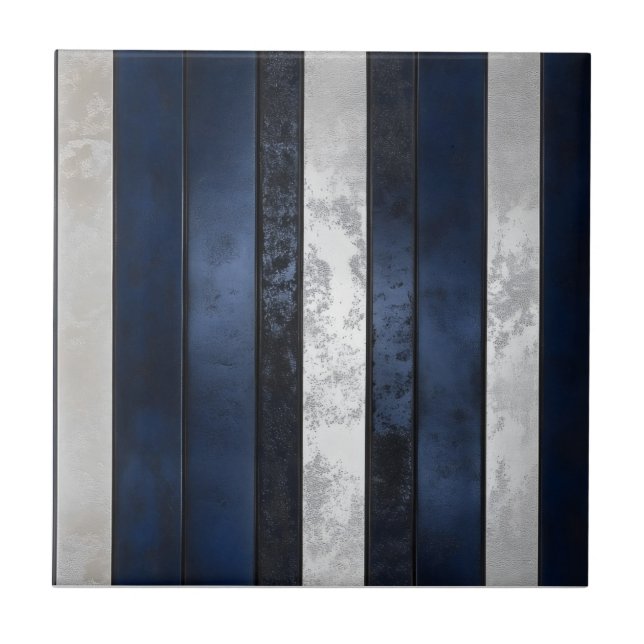 Carreau Motif Bleu Marine (Devant)