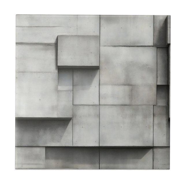 Carreau Motif Blocs en béton (Devant)