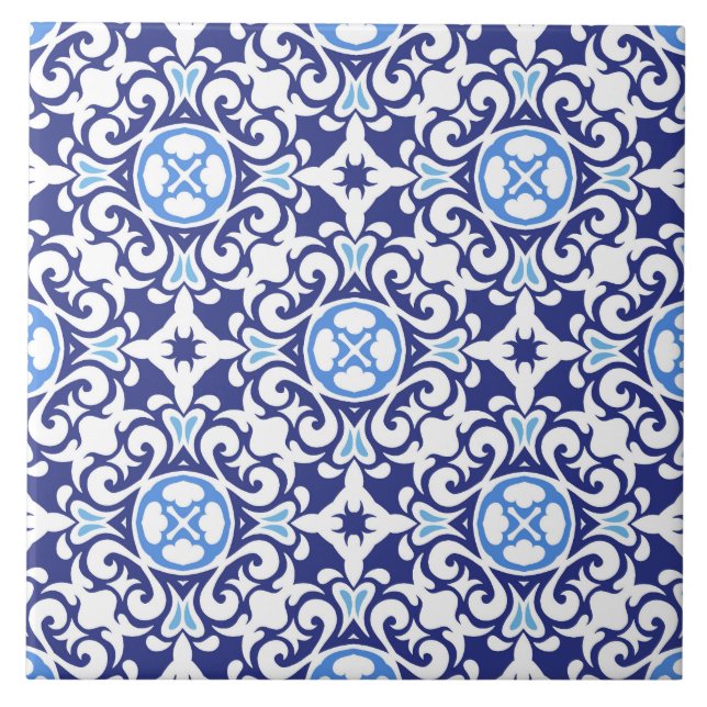 Carreau Motif Bohème Antique Classique (Devant)