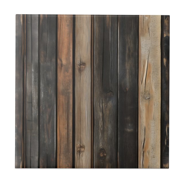 Carreau Motif Bois Sombre (Devant)