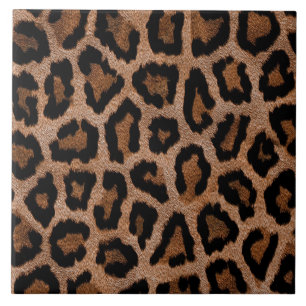 Carreau Motif Brown de poster de animal
