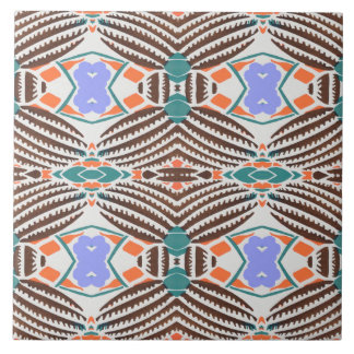 Carreau Motif Brown Orange Répétant n° 9