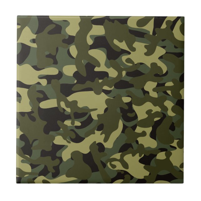Carreau Motif camouflage Euro Spring  (Devant)