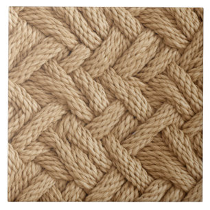 Carreau motif cool faux tissage