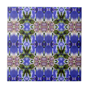 CARREAU MOTIF CORNFLOWERS