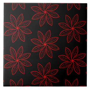Carreau Motif criminel sur noir
