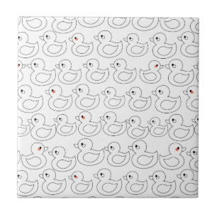 Carreau Motif Cute Duck