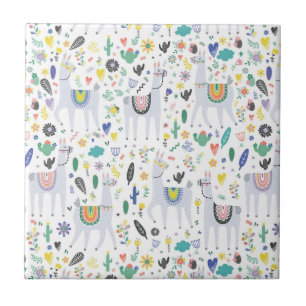 Carreau Motif d'alpaga de griffonnage