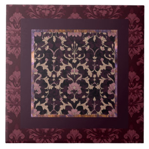 Carreau Motif Damas sans texture
