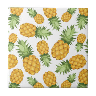 Carreau Motif d'ananas de bande dessinée