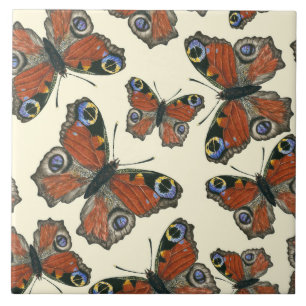 Carreau Motif d'aquarelle papillons