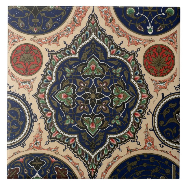 Carreau Motif d'Arabie vintage (Devant)