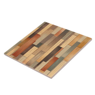 Carreau Motif de bois Faux Western
