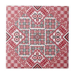 Carreau Motif de broderie palestinien 2