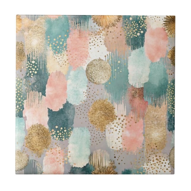 Carreau Motif de brosse vertical dynamique (2) (Devant)