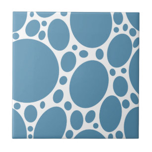 Carreau Motif de bulle bleue
