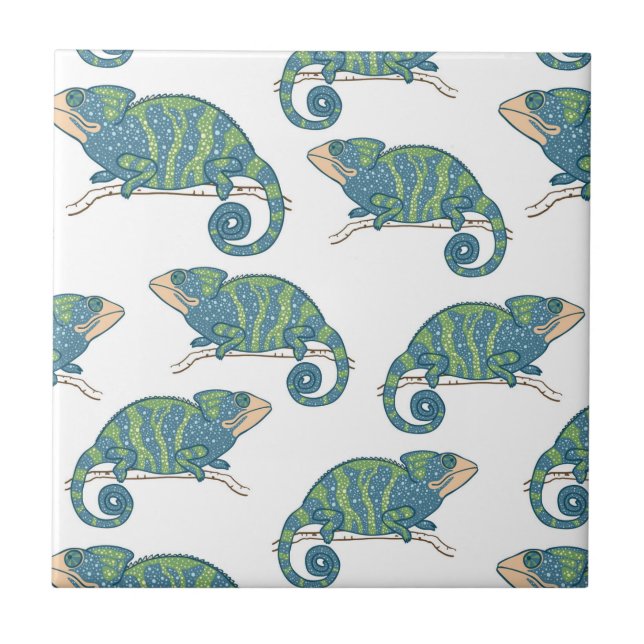 Carreau Motif de caméléon (Devant)