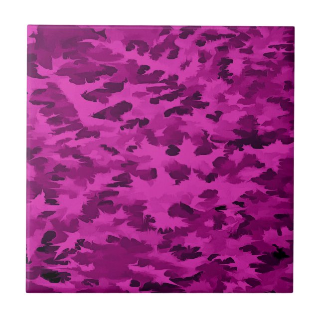 Carreau Motif de camouflage violet (Devant)