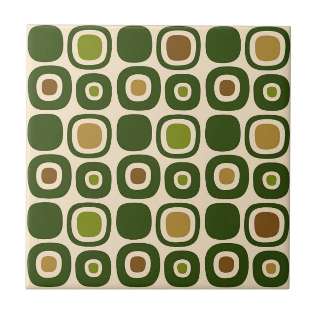 Carreau Motif de chemin de jardin moderne du milieu du siè (Devant)