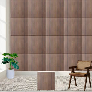 Carreau Motif de chêne Brown - Grain de bois rustique