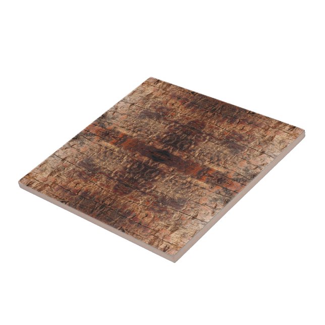 Carreau Motif de conception de gros plan de bois vieilli p (Côté)