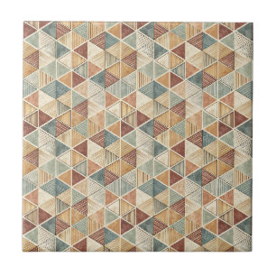 Carreau Motif de conception de triangle géométrique abstra