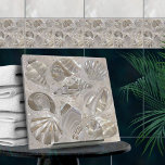 Carreau Motif de coquillages - mère de perle<br><div class="desc">Motif de coquillages - mère de perle</div>
