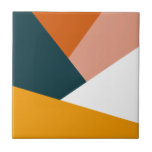 Carreau motif de couleur géométrique abstrait moderne<br><div class="desc">Combinaison géométrique colorée.</div>