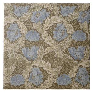 Carreau Motif de couronne (par William Morris)