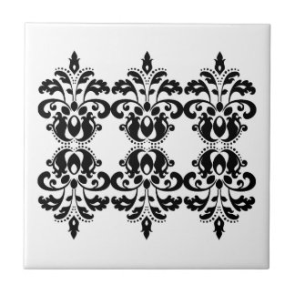 Carreau Motif de damas de lolita victorienne antique