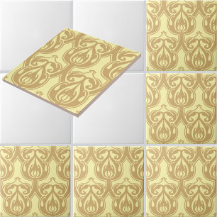 Carreau Motif de feuillage Arts & Crafts Couleurs personna