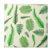 Motif de feuille de fronde d'usine de fougère