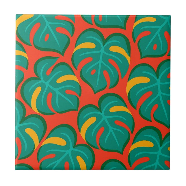 Carreau Motif de Fiesta Tropicale (Devant)