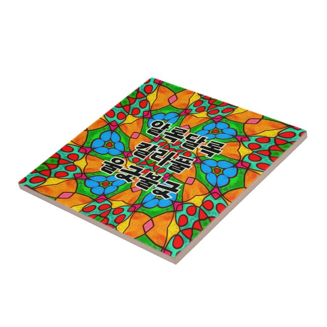 Carreau Motif de fleurs esthétiques (Côté)