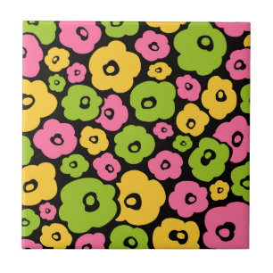 Carreau Motif de fleurs sauvages