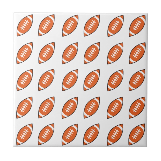 Carreau Motif de football américain (Devant)